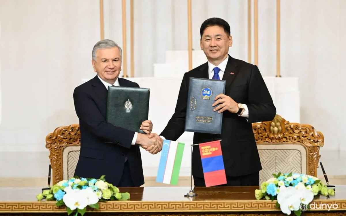 O'zbekiston va Mo'g'uliston Keng qamrovli sheriklik munosabatlarini o'rnatish to'g'risidagi qo'shma deklaratsiyani qabul qildi