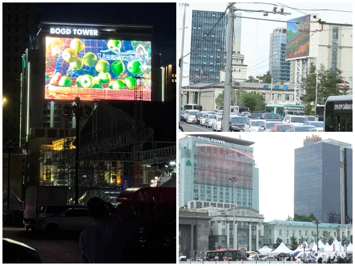 Ulan-Bator shahri ko'chalarida O'zbekistonning turizm salohiyati keng targ'ib qilinmoqda
