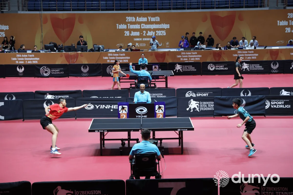 Тошкентда стол тенниси бўйича Осиё чемпионати бошланди