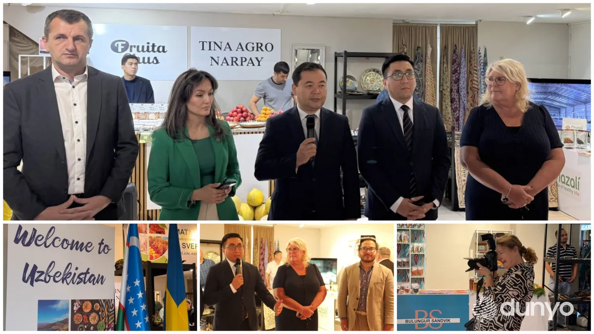 Ярмарка «O‘zbekiston mahsulotlari» открылась в Швеции