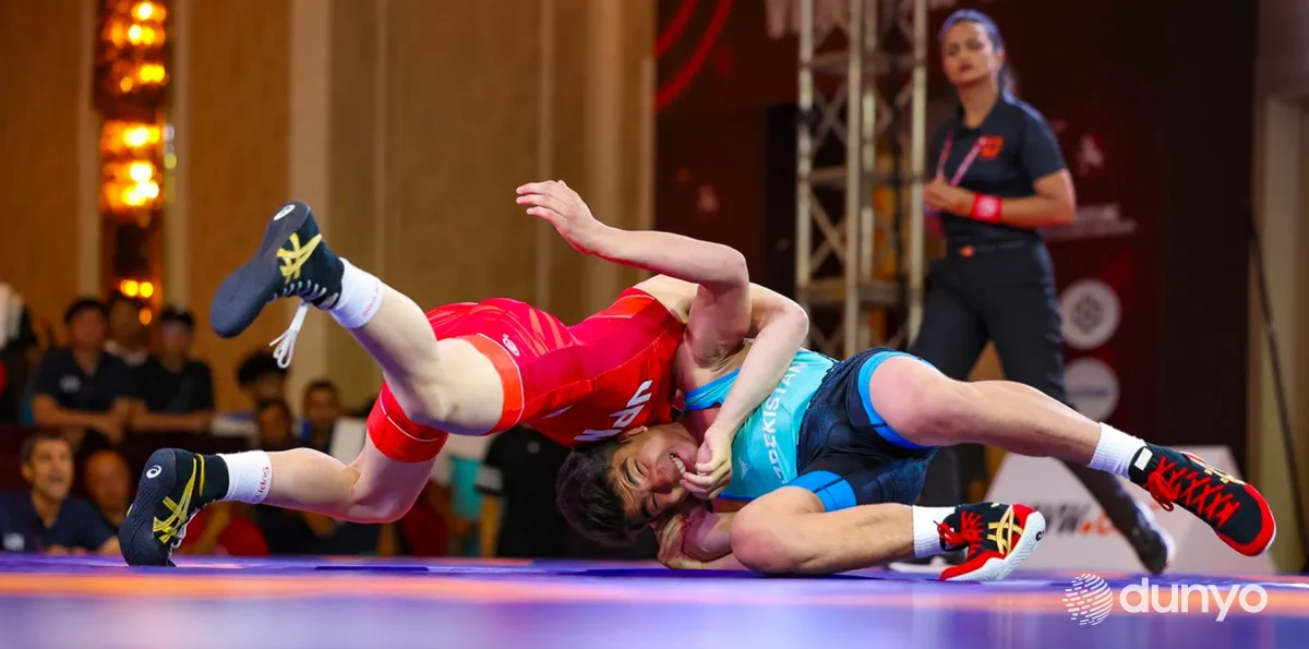 Юные мастера вольной борьбы из Узбекистана на чемпионате Азии заняли третье место в общекомандном зачёте