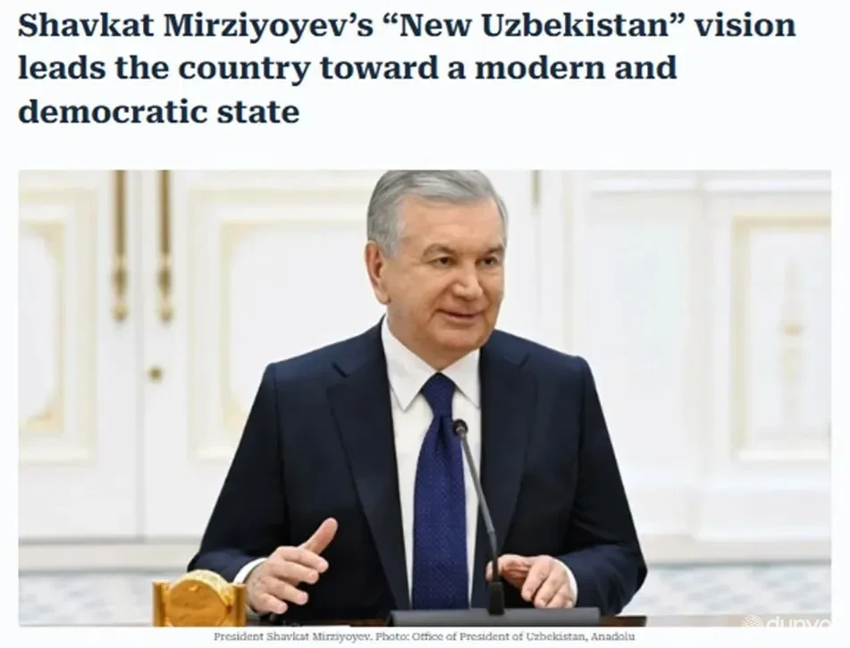 "Daily News Hungary": Янги Ўзбекистон сўнгги йилларда сиёсий, иқтисодий ва ижтимоий соҳаларда ҳайратланарли ютуқларни қўлга киритмоқда