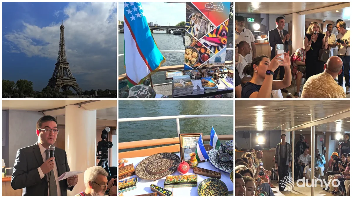 Ўзбекистон миллий либослари ва ҳунармандчилик маҳсулотлари Францияда тақдим этилди