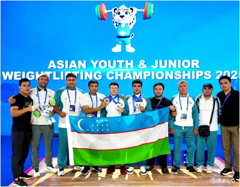 Сборная Узбекистана завоевала 9 медалей в очередной день чемпионата Азии по тяжёлой атлетике в Астане
