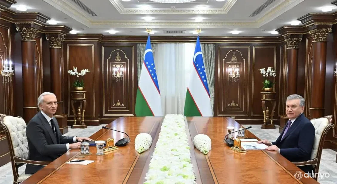 Президент Узбекистана рассмотрел перспективные планы сотрудничества с ведущей российской компанией в нефтегазовом комплексе