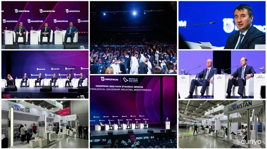 "Made in Uzbekistan" ёрлиғи остидаги маҳсулотлар Екатеринбургда ўтаётган халқаро саноат кўргазмасида намойиш этиляпти