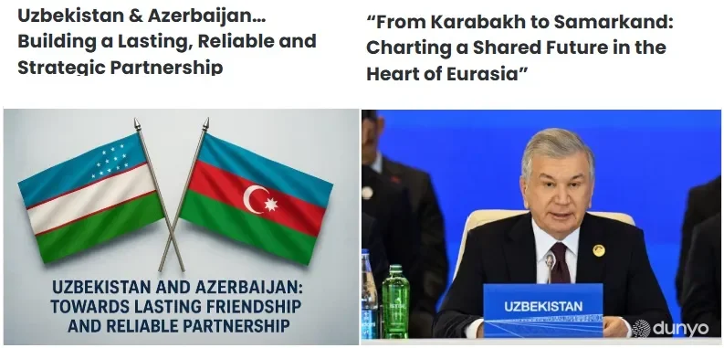Misr OAV: O'zbekiston va Ozarbayjon munosabatlari XXI asrda an'analarni innovatsiyalar, diplomatiyani aniq natijalar bilan uyg'unlashtirgan sheriklikning jonli namunasidir