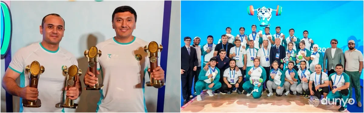 Юношеская и молодёжная сборные Узбекистана по тяжёлой атлетике заняли первое место по очкам и количеству медалей на чемпионате Азии