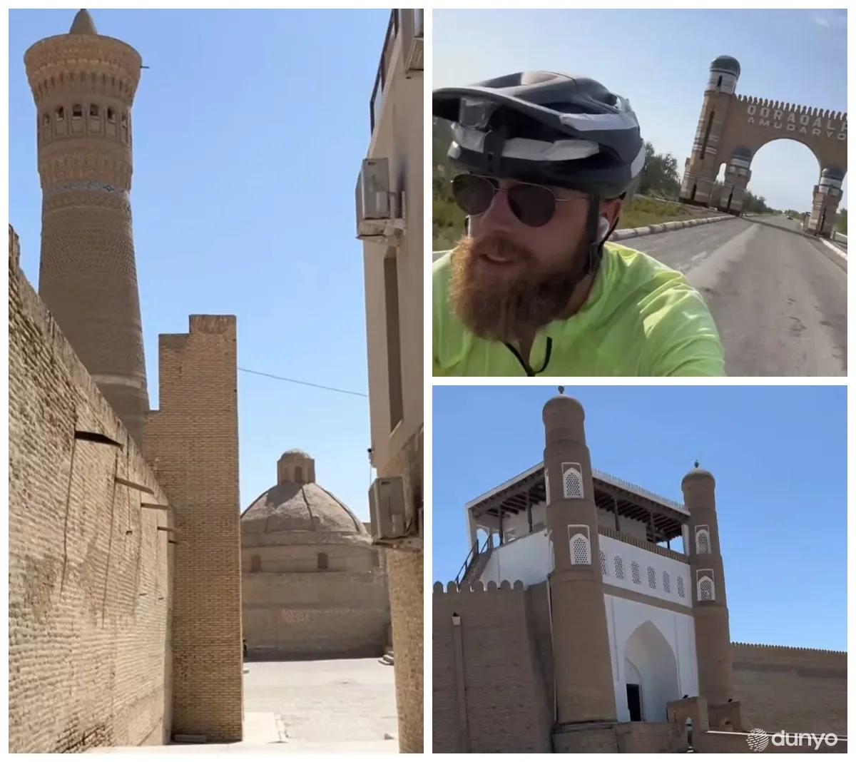 Shvetsiyalik mashhur bloger O'zbekiston bo'ylab velosipedda sayohat qilmoqda