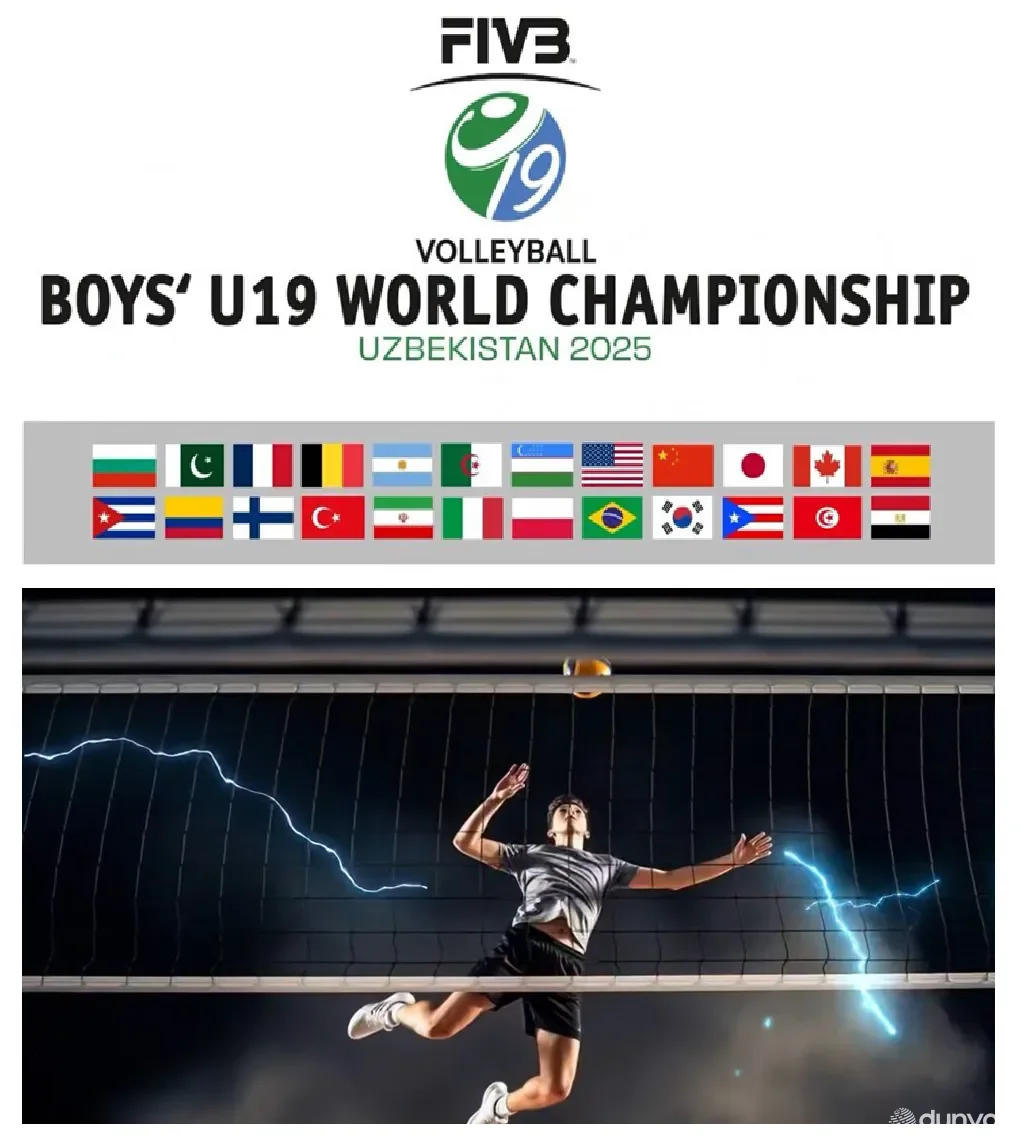 24-iyul – 3-avgust kunlari Toshkentda voleybol bo'yicha jahon chempionati bo'lib o'tadi