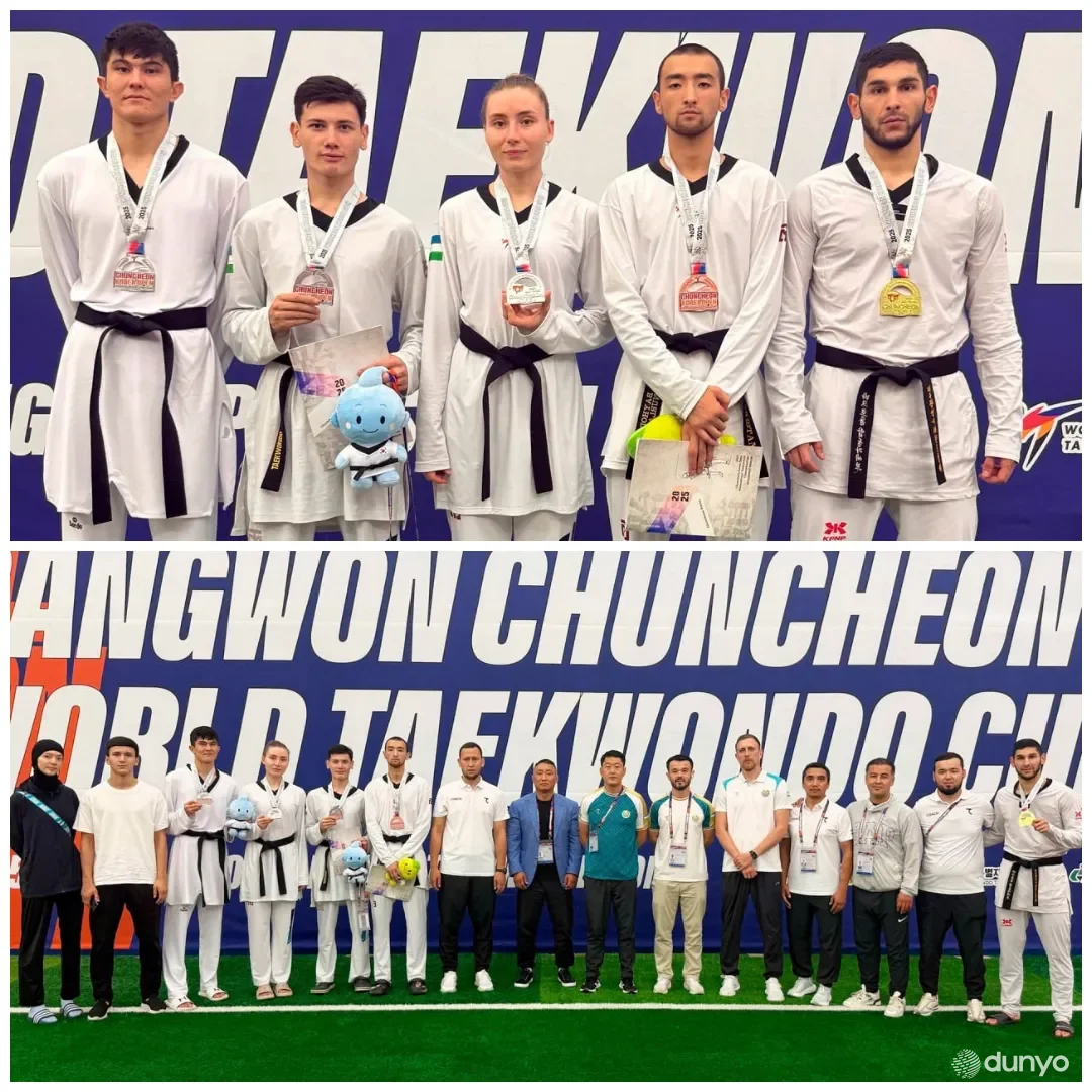 Узбекские тхэквондисты завоевали 7 наград на международном турнире в Южной Корее