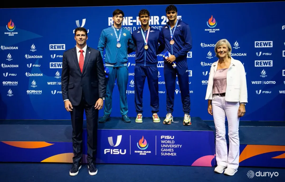 Uzbek swimmer Eldorbek Usmonov wins second medal at Universiade