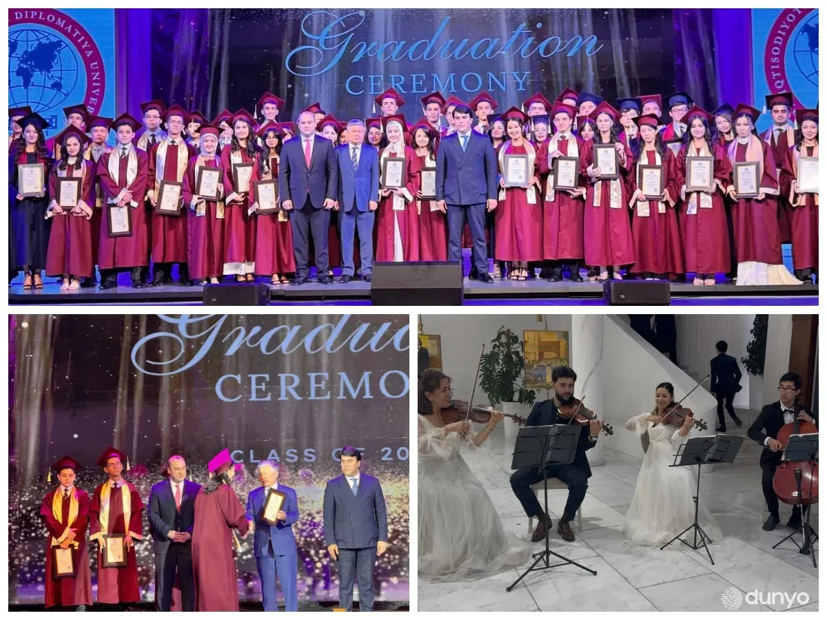 A solemn ceremony of awarding diplomas to UWED graduates took place in Tashkent