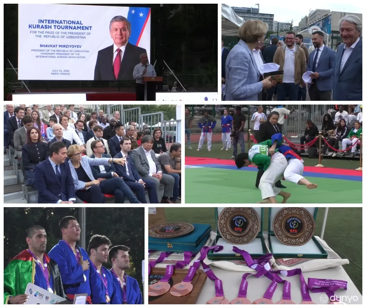 Франция пойтахтида Ўзбекистон Президенти соврини учун кураш бўйича халқаро турнир бўлиб ўтди