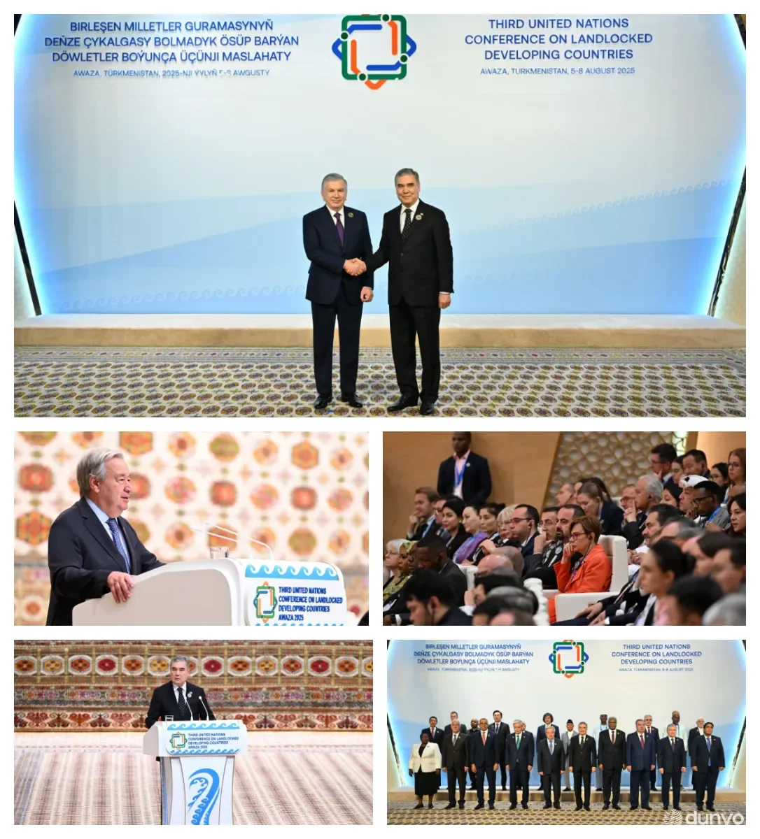 Ўзбекистон Президенти БМТнинг денгизга чиқиш имконияти бўлмаган ривожланаётган мамлакатлар бўйича конференцияси иштирокчиларини қутлаш маросимида иштирок этди