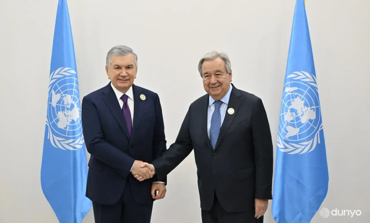 Ўзбекистон Президенти БМТ бош котиби билан учрашди