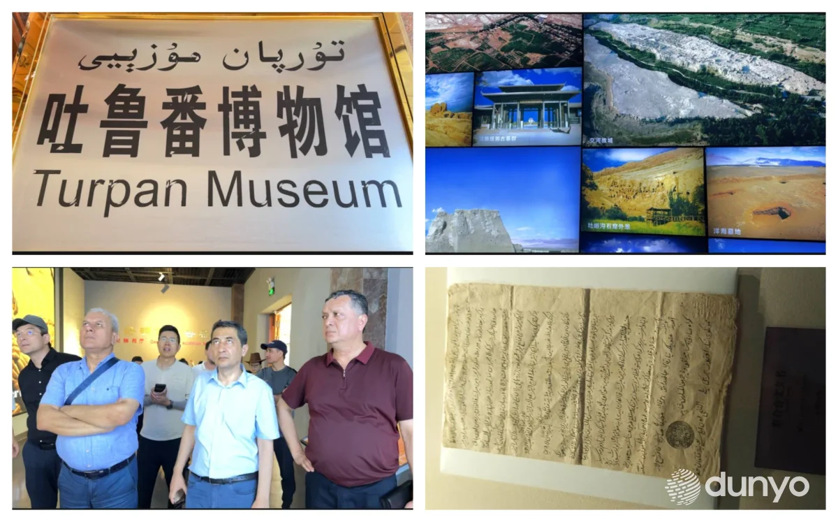 Оригинал письма на чагатайском языке хранится в музее города Турфана в Китае