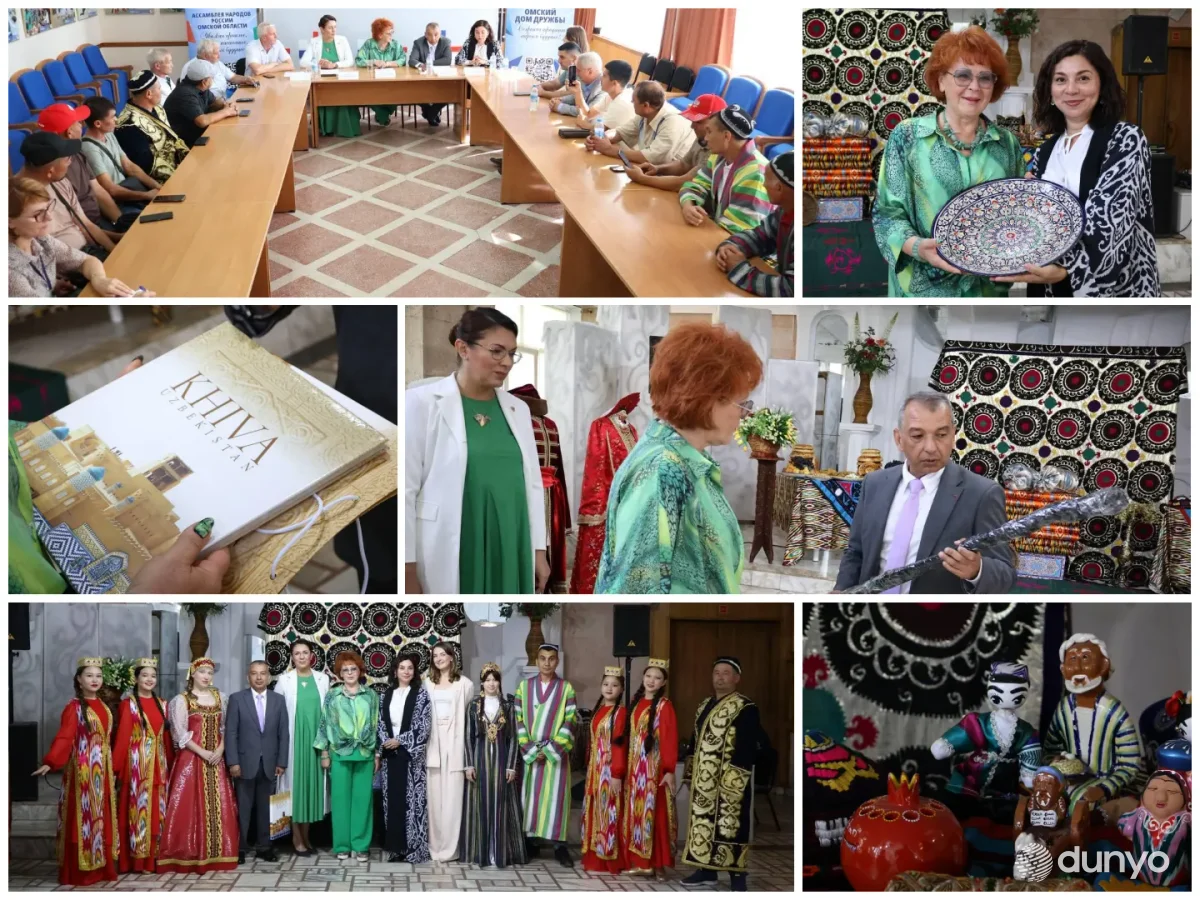 Россиянинг Омск шаҳридаги Ўзбекистон халқлари ижтимоий-маданий маркази ва "Дўстлик" уйига ўзбек тилидаги китоблар топширилди