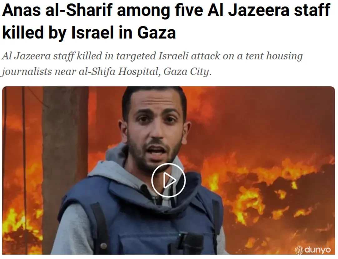 В результате израильского удара в Газе погибли семь человек, среди которых пять журналистов «Al Jazeera»