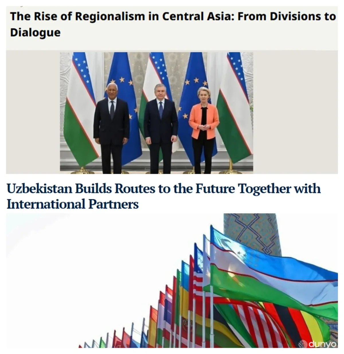 Америка ОАВ: Ўзбекистон денгизга чиқиш имкони бўлмаган ривожланаётган мамлакатлар олдида турган муаммоларни бартараф этиш бўйича халқаро лойиҳаларда фаол иштирок этмоқда