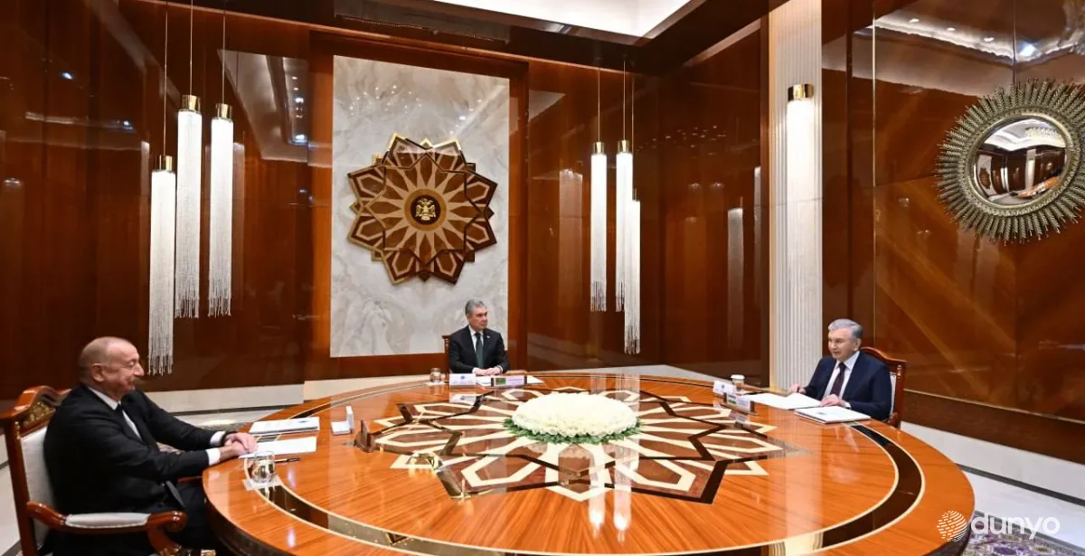 Avazada O'zbekiston, Turkmaniston va Ozarbayjon yetakchilarining uch tomonlama uchrashuvi bo'lib o'tdi