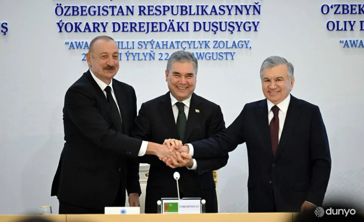 "Ozarbayjon – Turkmaniston – O'zbekiston" sammiti yakunida muhim hujjatlar qabul qilindi