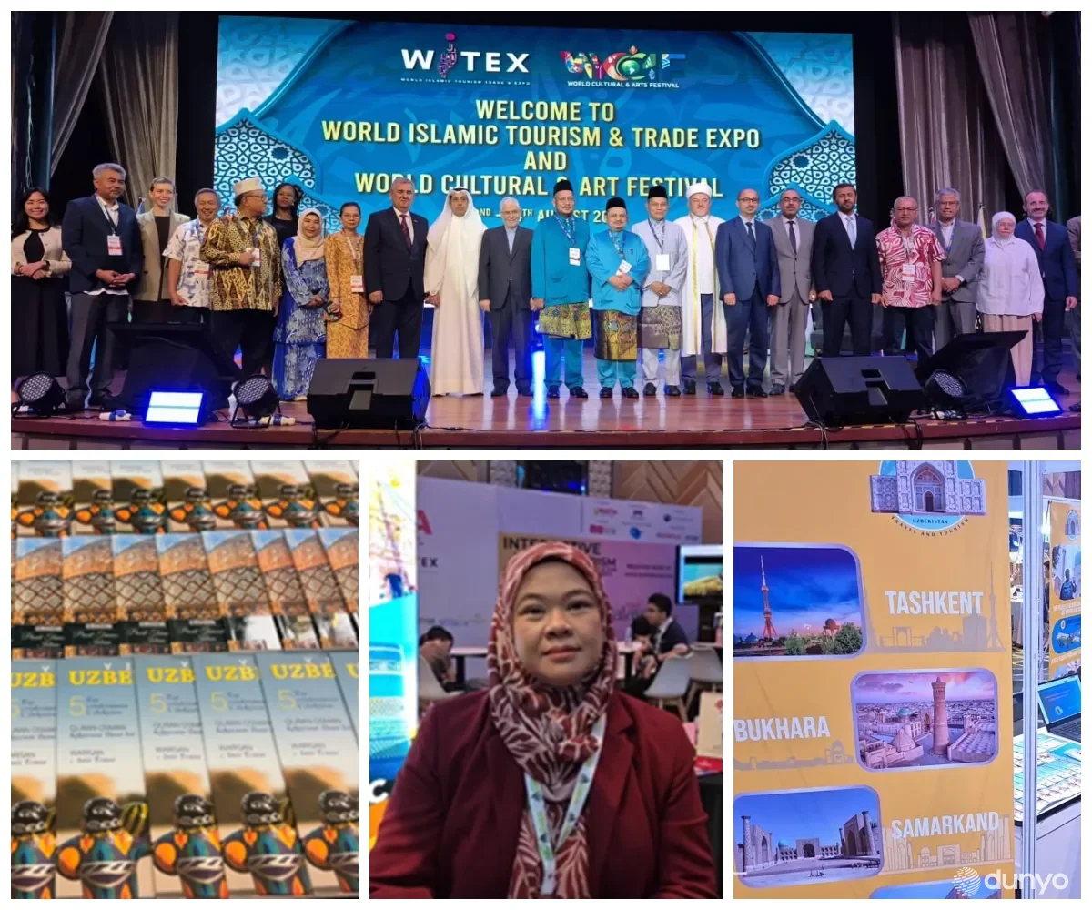 Ўзбекистон сайёҳлик салоҳияти Малайзиядаги Осиё зиёрат туризми ва савдо кўргазмасида тақдим этилмоқда