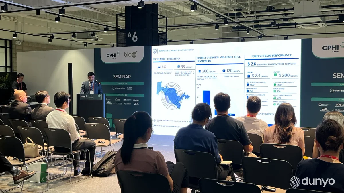 O'zbekistonning farmatsevtika sohasida amalga oshirilayotgan islohotlar Janubiy Koreyadagi ko'rgazmada namoyish etildi