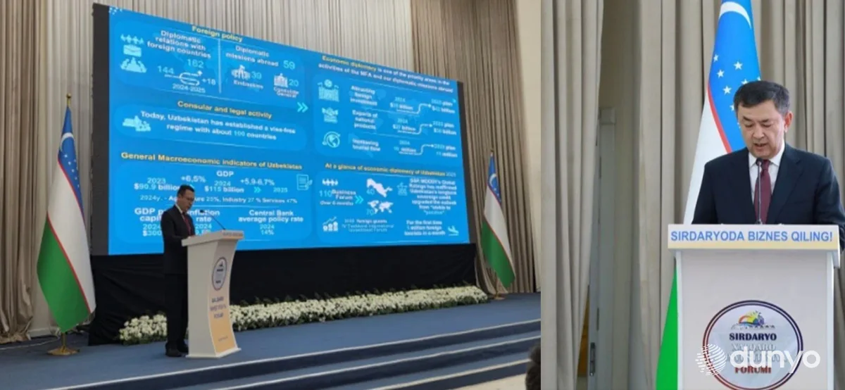 В Гулистане прошел инвестиционный форум