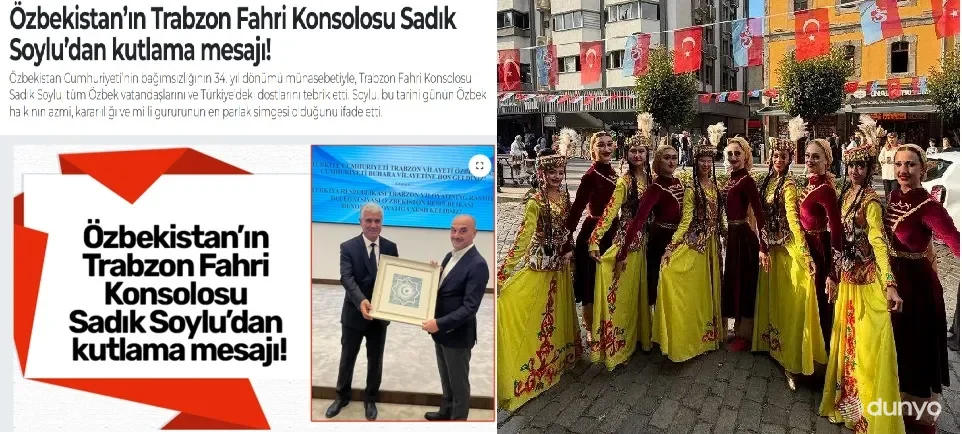 Turkiyadan tabrik: O'zbekiston mustaqilligi – madaniyat, do'stlik va taraqqiyot bayramidir