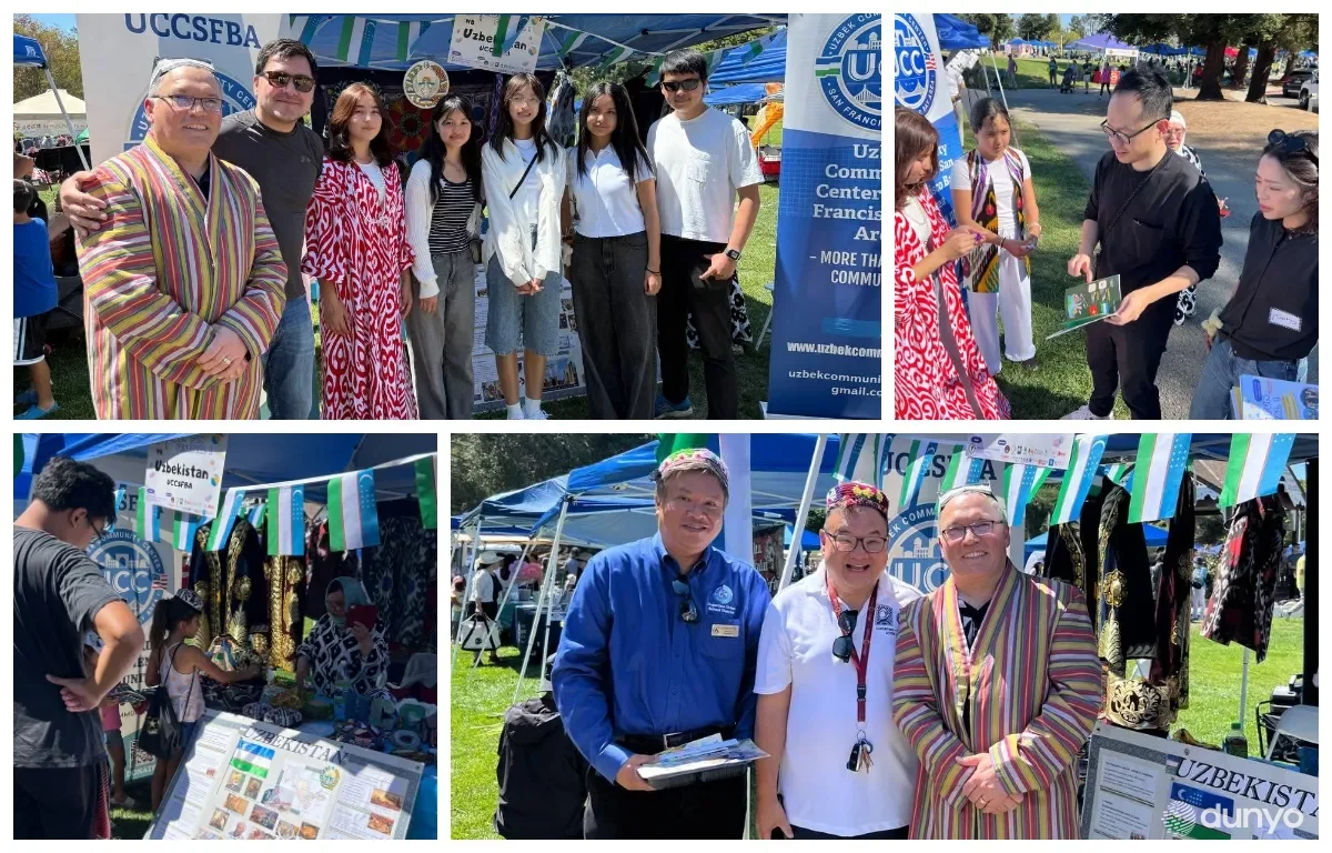 Узбекская община организовала экспозицию на Международном детском фестивале в Калифорнии