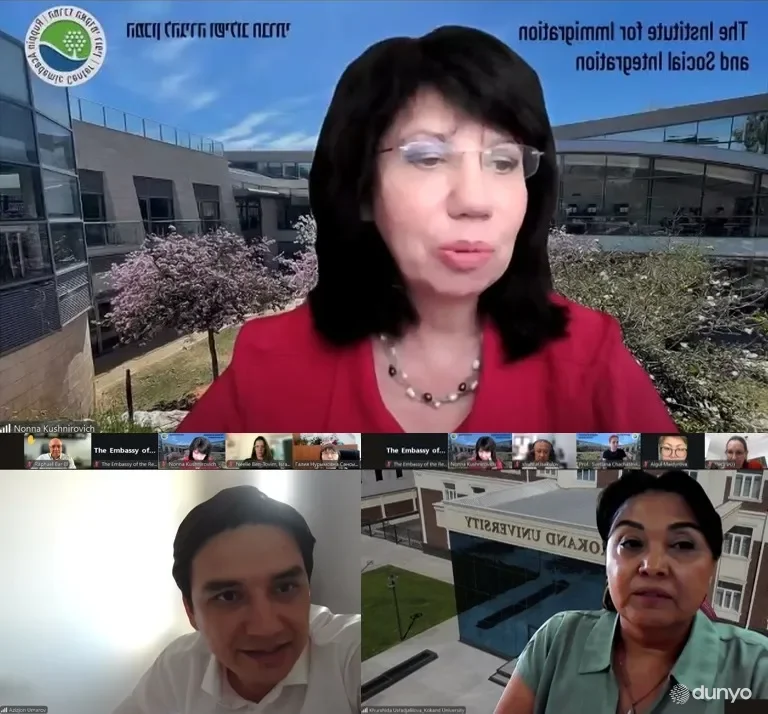 Эксперты Узбекистана, Израиля и Казахстана провели онлайн-семинар по деловой этике иммигрантов