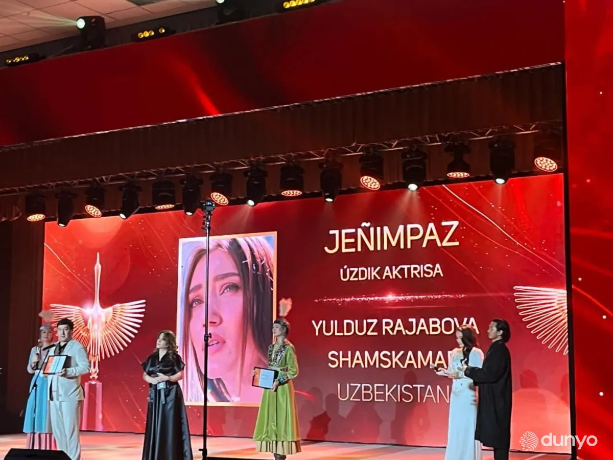 Ўзбекистонлик актриса Оқтовда ўтган халқаро кинофестивалда "Энг яхши актриса" номинациясида ғолиб бўлди