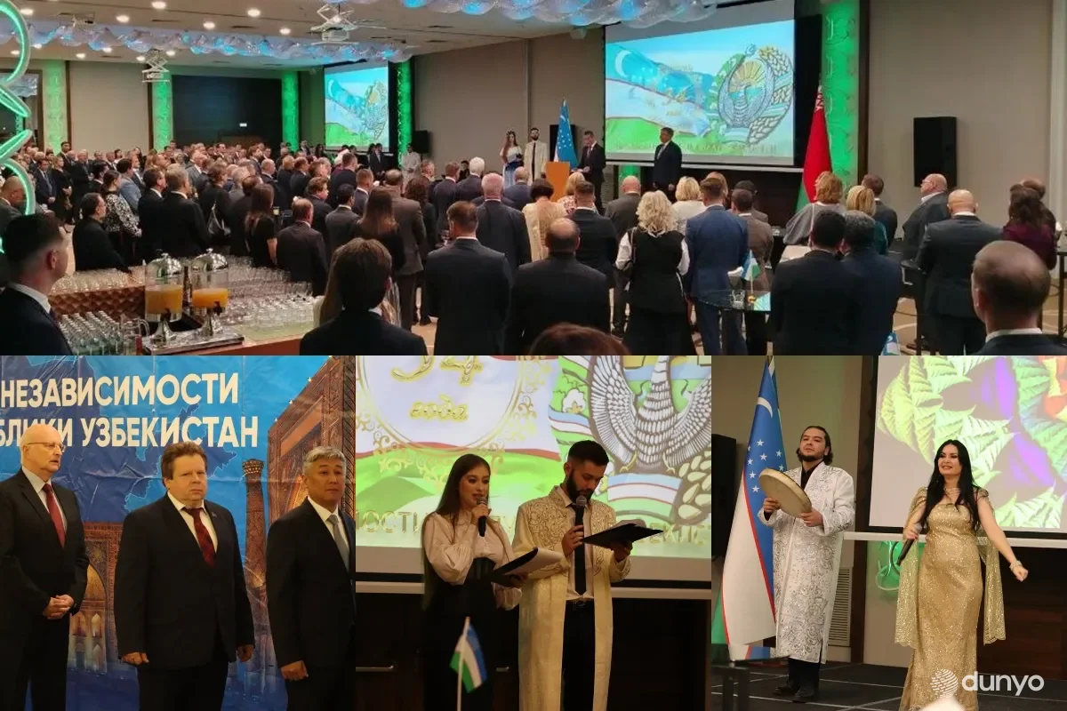 Minskda O'zbekiston davlat mustaqilligining 34 yilligi munosabati bilan tantanali qabul marosimi bo'lib o'tdi