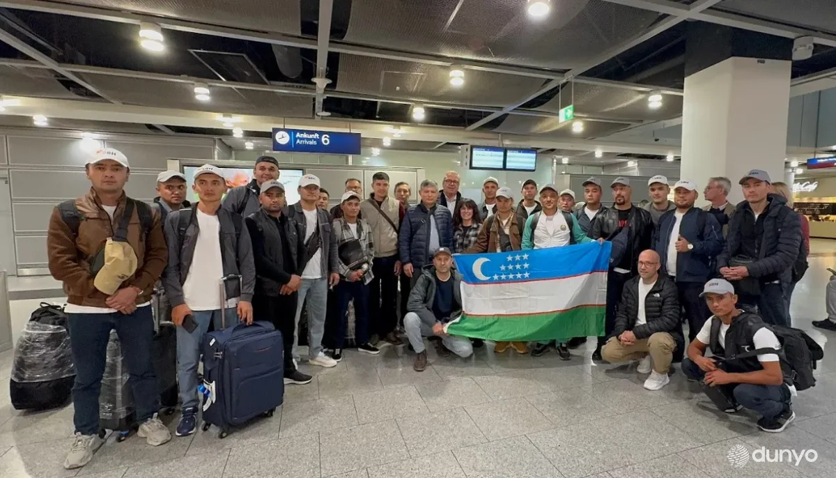 Группа узбекских граждан прибыла в Германию для работы в транспортной сфере