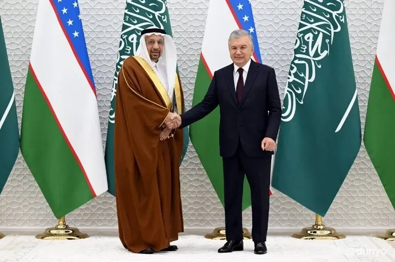 O'zbekiston Prezidenti Saudiya Arabistoni investitsiyalar vaziri boshchiligidagi delegatsiyani qabul qildi