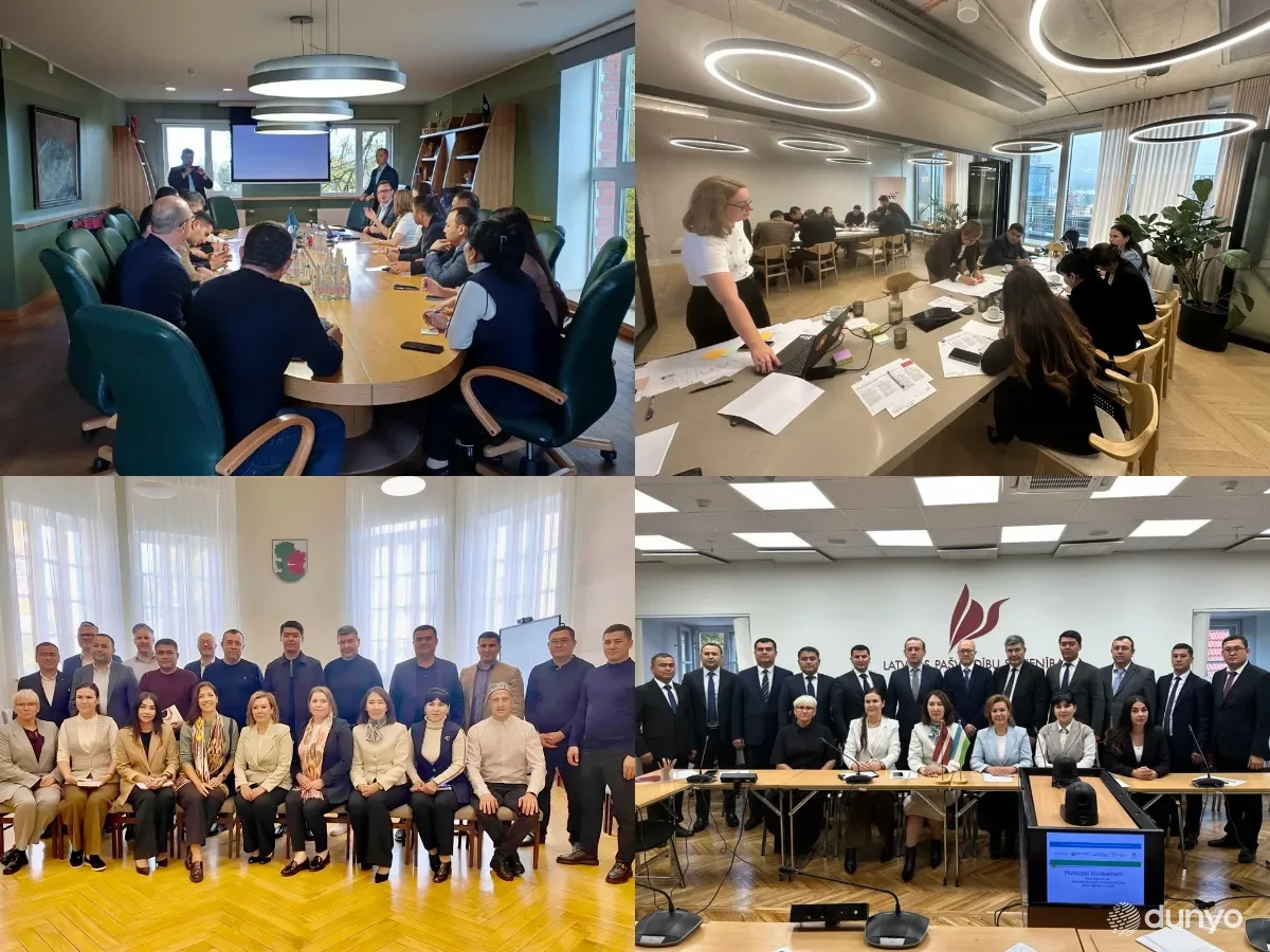 O'zbekistonning bir guruh davlat xizmatchilari Latviyada malaka oshirmoqda
