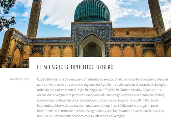 "Orta Lectura": Ўзбекистон алоҳида стратегик мавқега эга мамлакат ва Марказий Осиёда етакчи давлатга айланиш учун улкан имкониятга эга