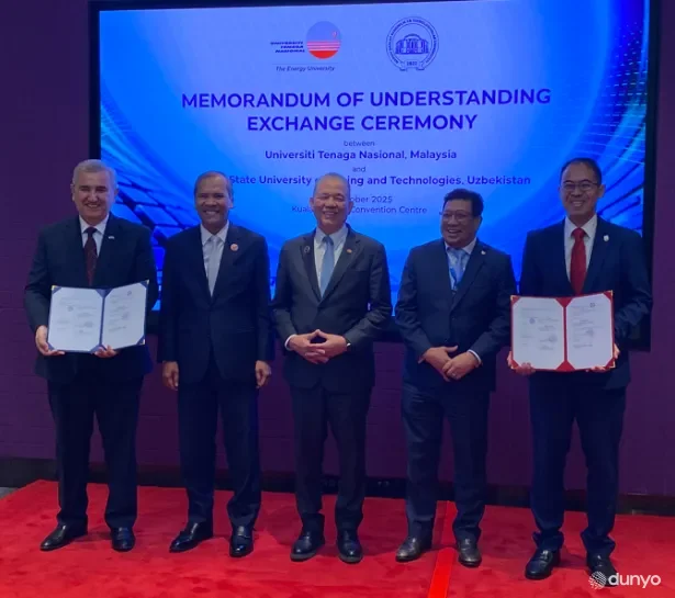Навоий давлат кончилик ва технологиялар университети ва Малайзиянинг UNITEN университети ўртасида Ҳамкорлик меморандуми имзоланди