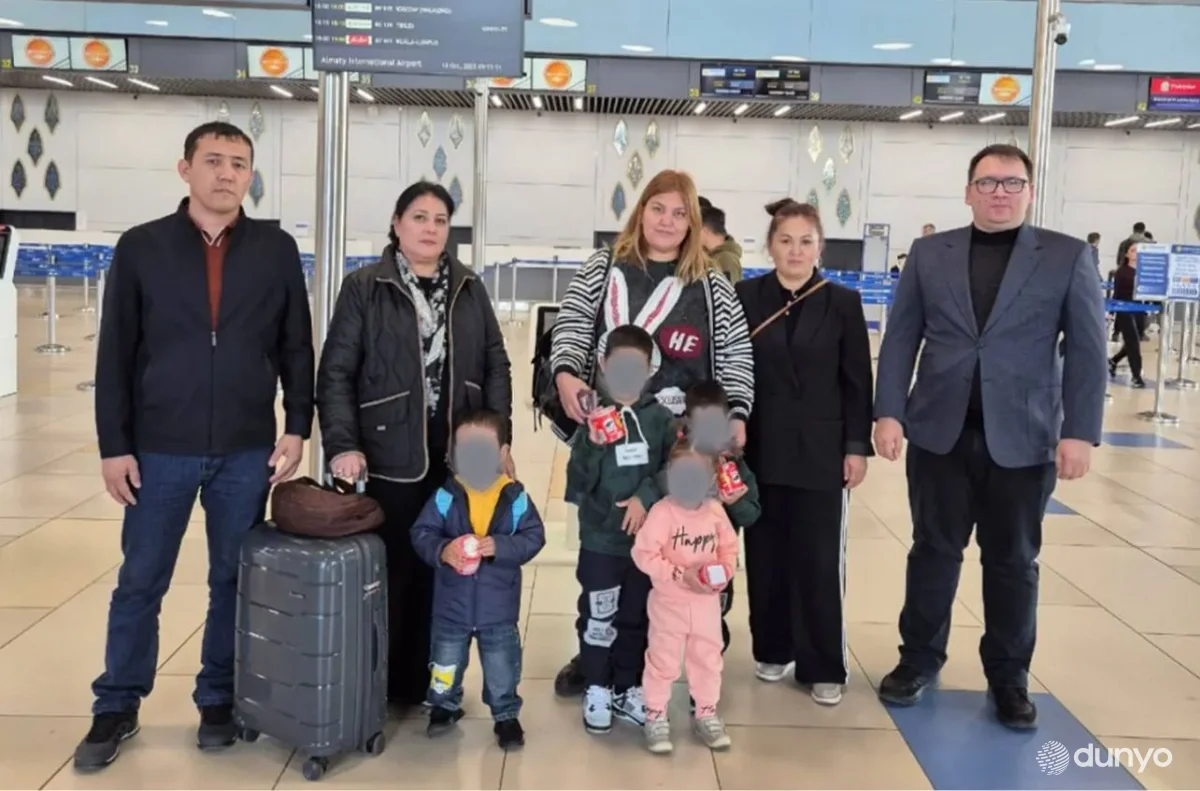 Қозоғистоннинг Олмаота шаҳрида ота-она қарамоғисиз қолган беш нафар болалар Ўзбекистонга олиб келинди