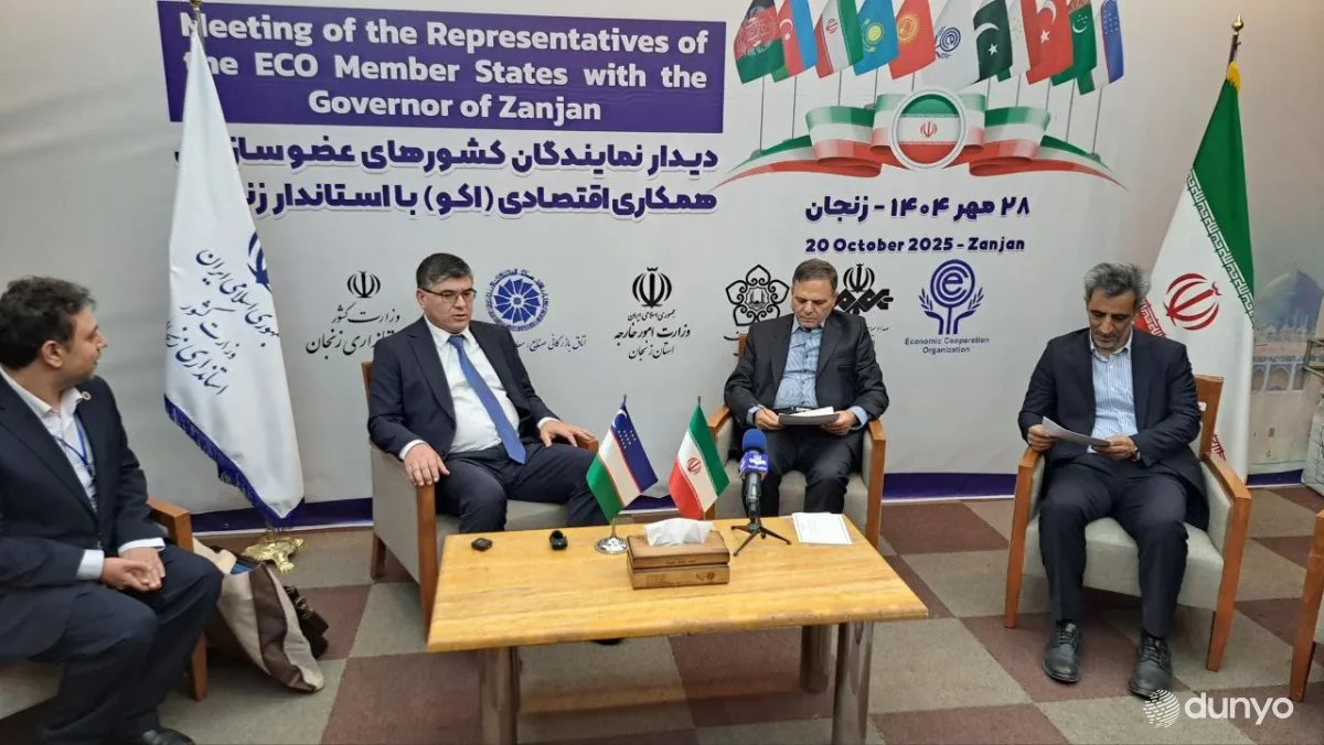 O'zbekiston hududlari va Eronning Zanjon viloyati sheriklik aloqalari o'rnatadi