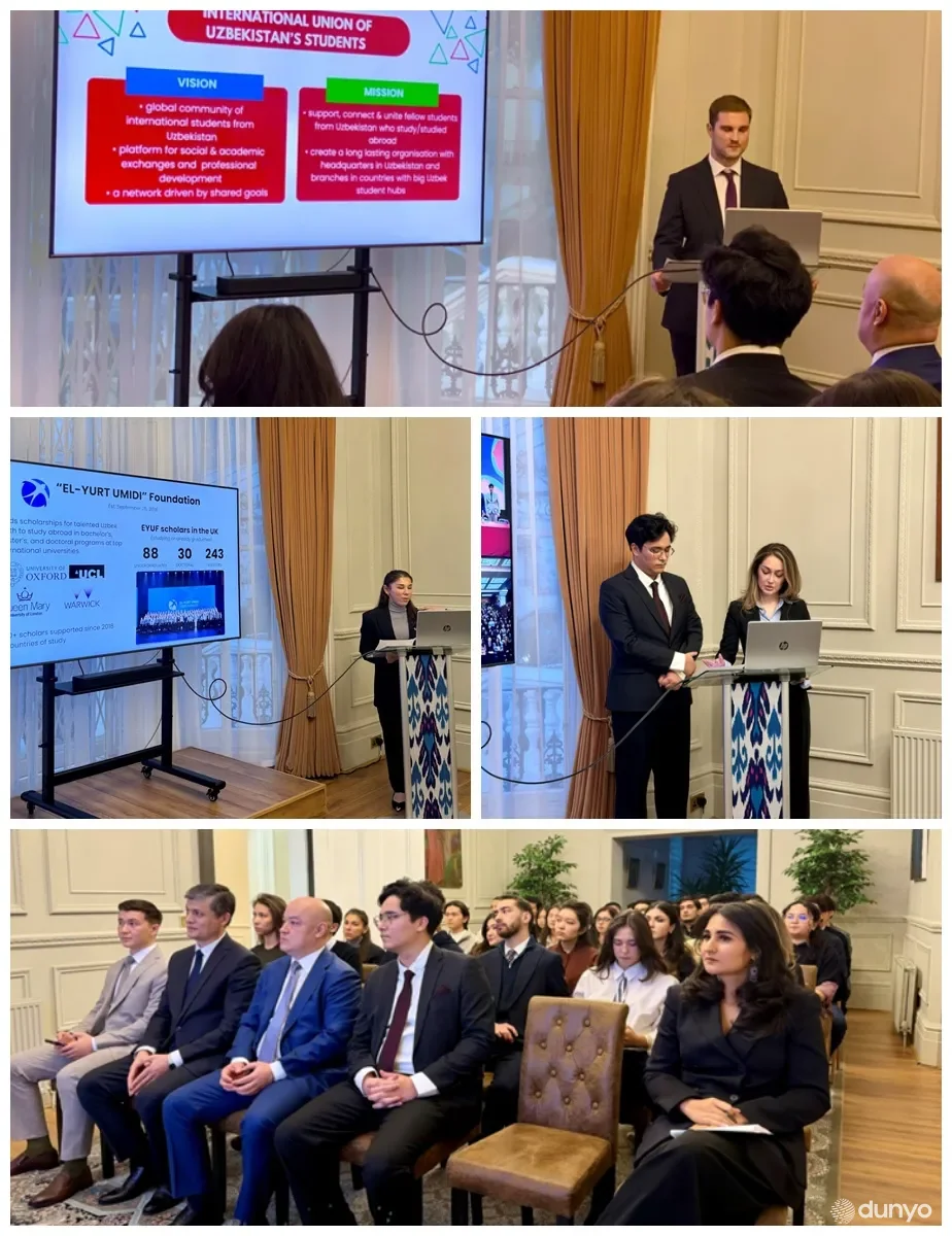 Buyuk Britaniyadagi O'zbekiston talabalari ittifoqi faoliyati tahliliy ko'rib chiqildi