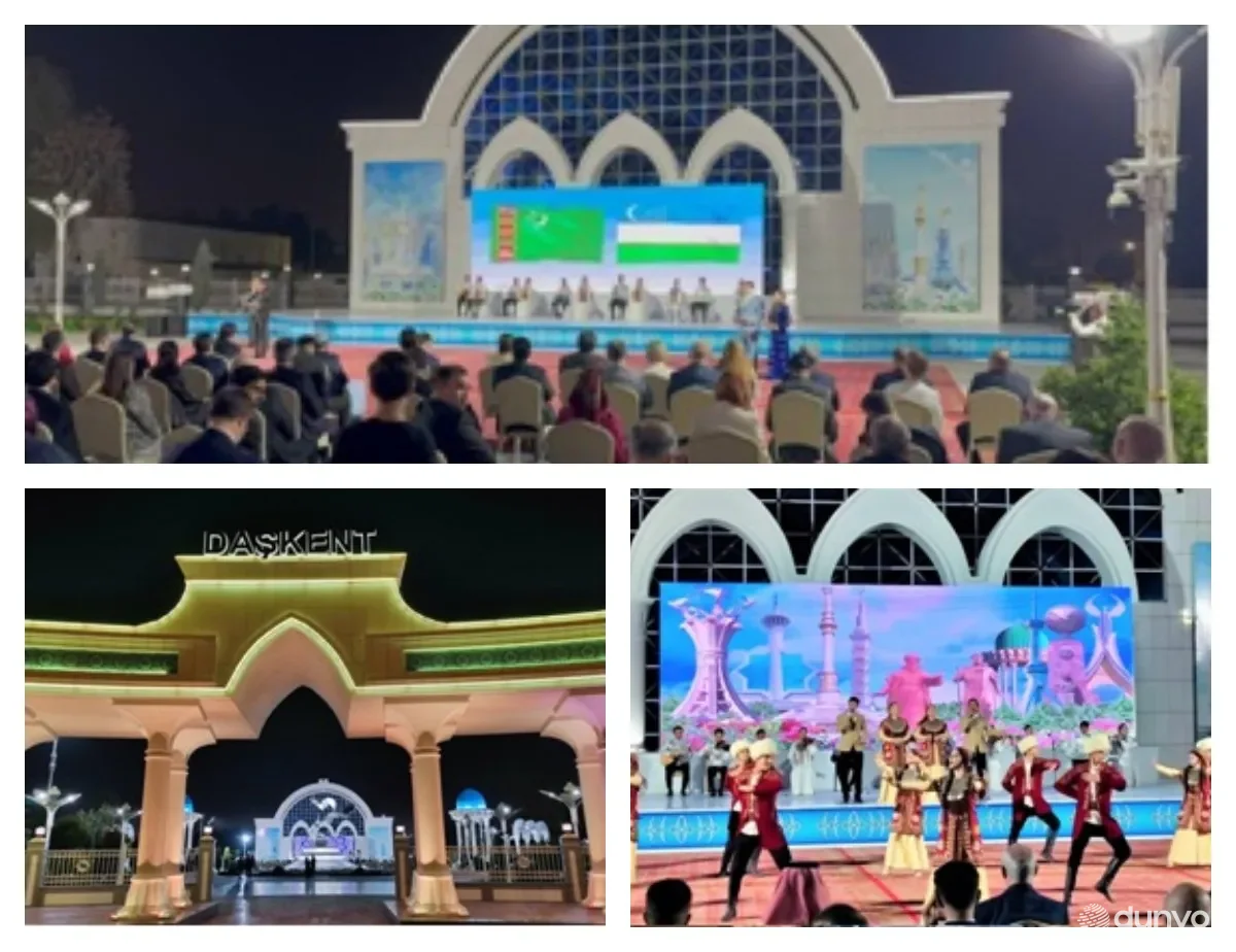 Ashxobod shahridagi "Toshkent" madaniyat va istirohat bog'ida O'zbek-turkman do'stligi kechasi o'tkazildi