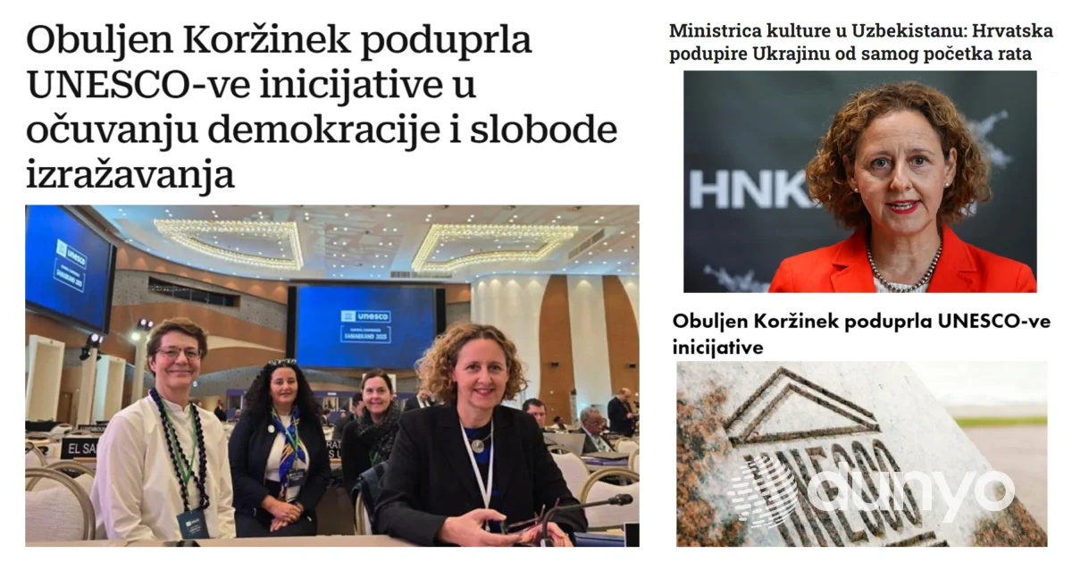 Xorvatiya Samarqandda bo'lib o'tayotgan YUNESKO Bosh konferensiyasining qator tashabbuslarni qo'llab-quvvatladi