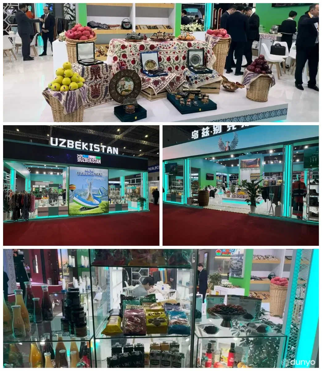 Национальный стенд Узбекистана стал одним из ярких событий на Международной выставке импортных товаров в Шанхае