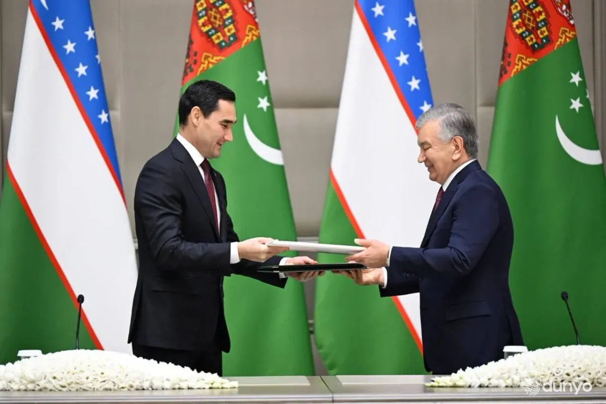 Президенты Узбекистана и Туркменистана подписали Совместное заявление по итогам переговоров на высшем уровне