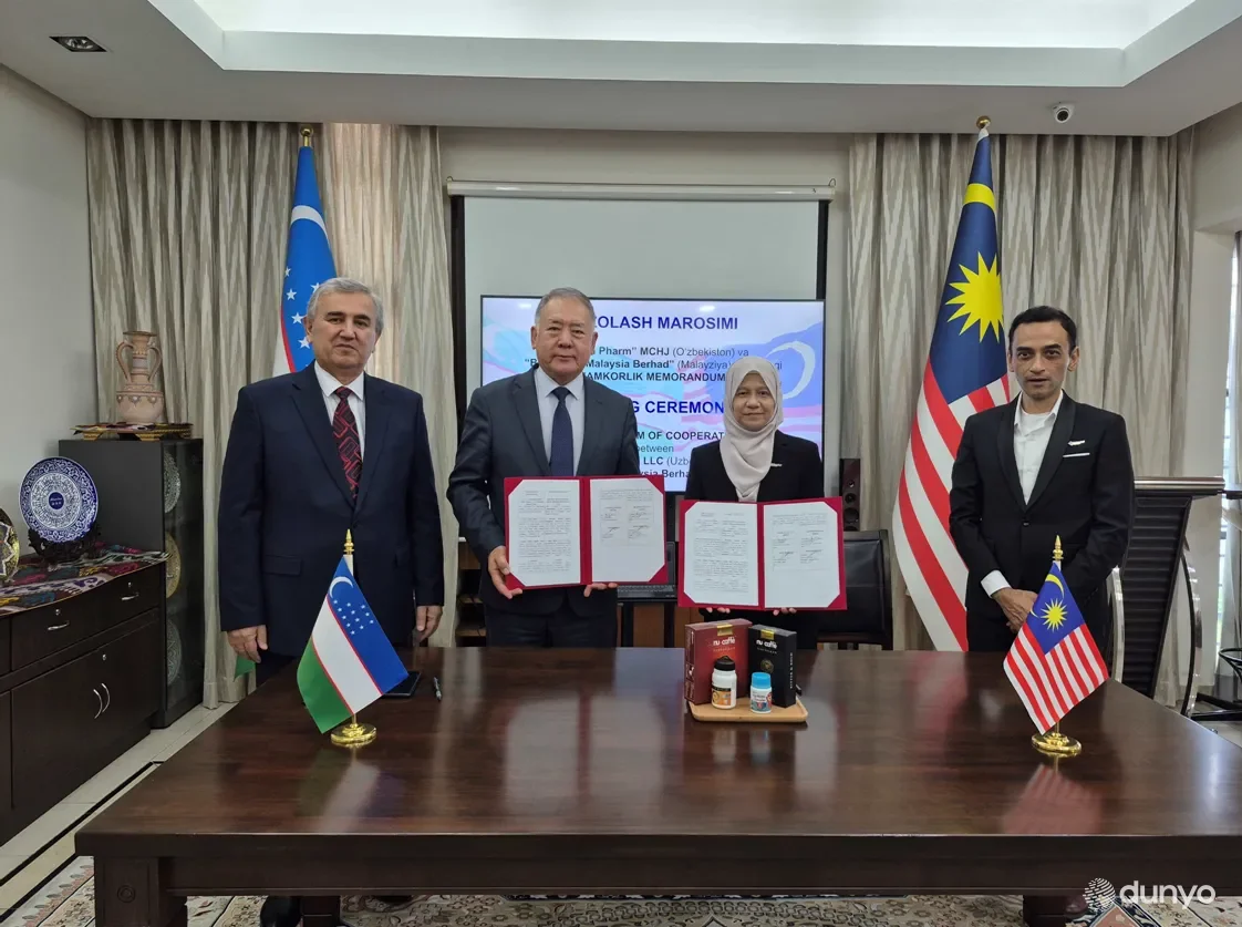 Нуфузли "Biotropics Malaysia Berhad" компанияси билан ҳамкорлик меморандуми имзоланди
