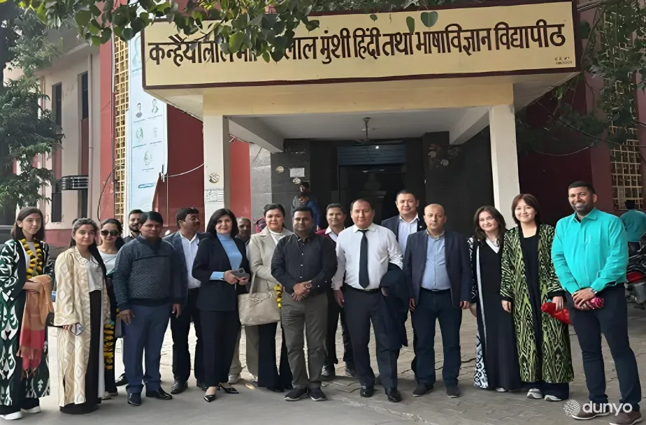 Делегация УзГУМЯ посетила Университет имени доктора Бхимрао Амбедкара в Индии