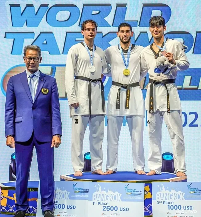 Узбекский тхэквондист завоевал золото на турнире «Grand Prix Challenge» в Бангкоке