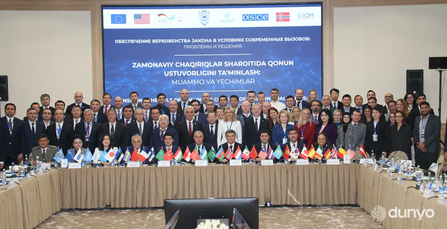 Тошкентда қонун устуворлигини таъминлаш бўйича йирик халқаро конференция ўтказилди